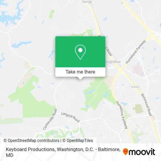 Keyboard Productions map