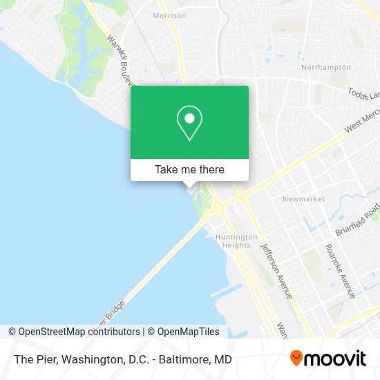 The Pier map