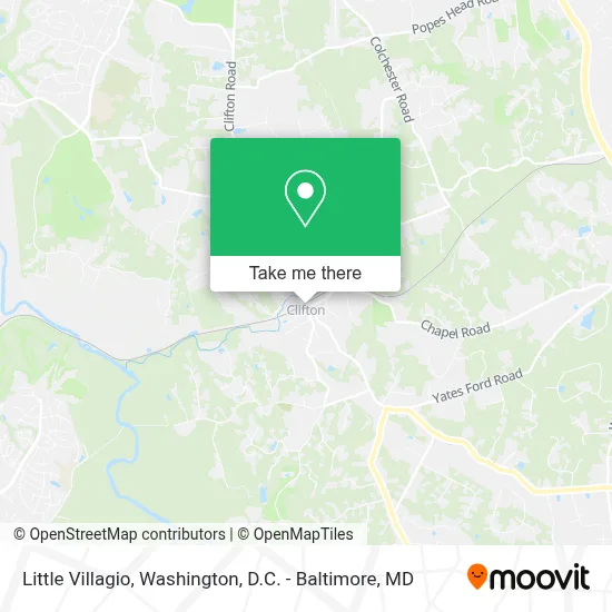 Little Villagio map