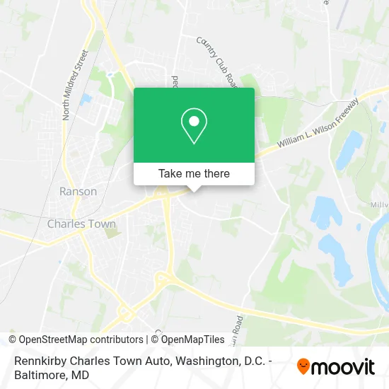 Rennkirby Charles Town Auto map