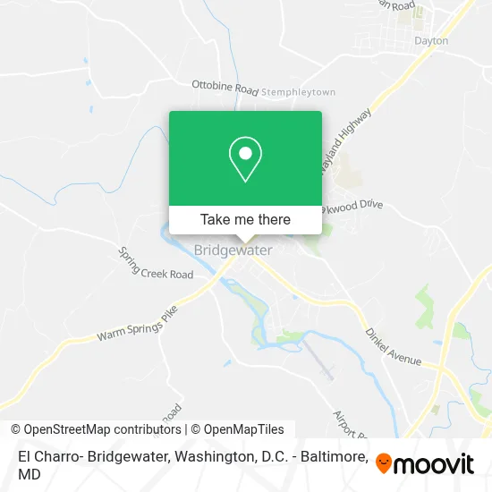 El Charro- Bridgewater map