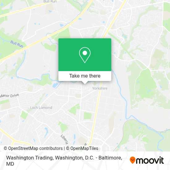 Washington Trading map