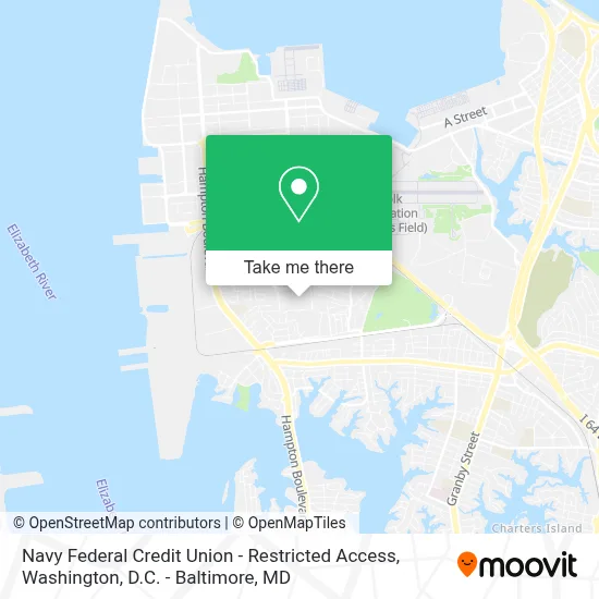 Navy Federal Credit Union - Restricted Access map