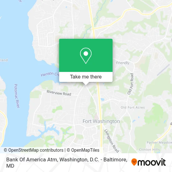 Bank Of America Atm map