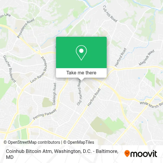 Coinhub Bitcoin Atm map