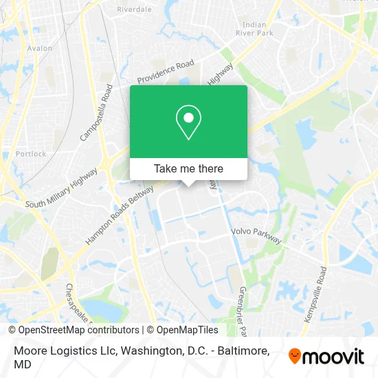Moore Logistics Llc map