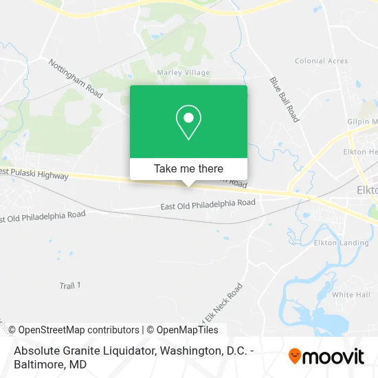 Absolute Granite Liquidator map