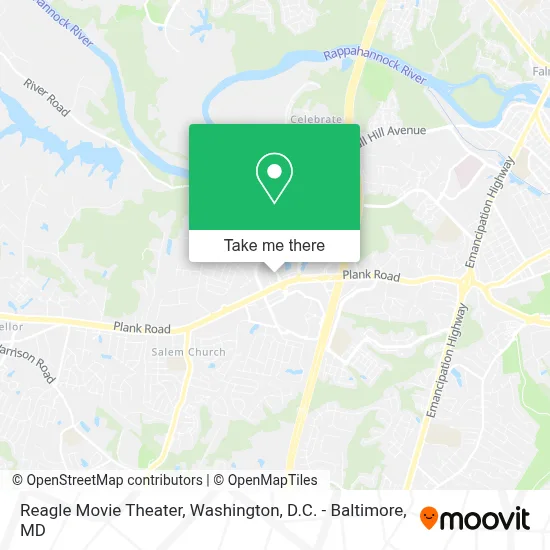 Reagle Movie Theater map