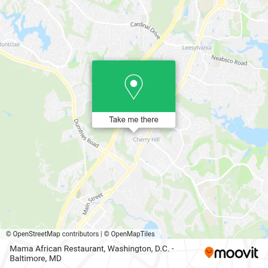 Mama African Restaurant map