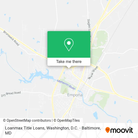 Loanmax Title Loans map