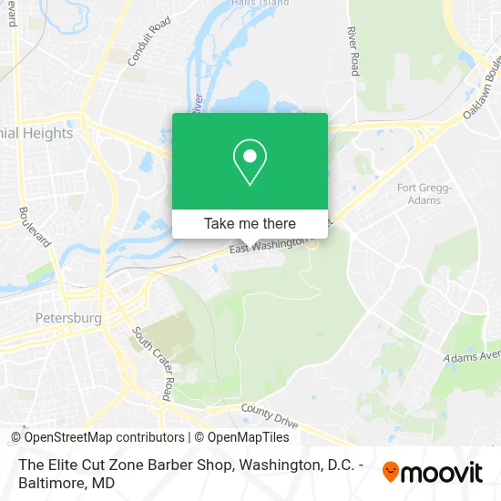 The Elite Cut Zone Barber Shop map