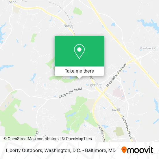 Liberty Outdoors map