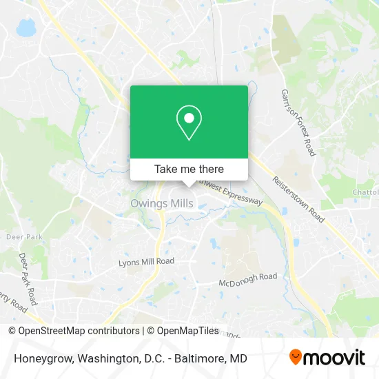 Honeygrow map