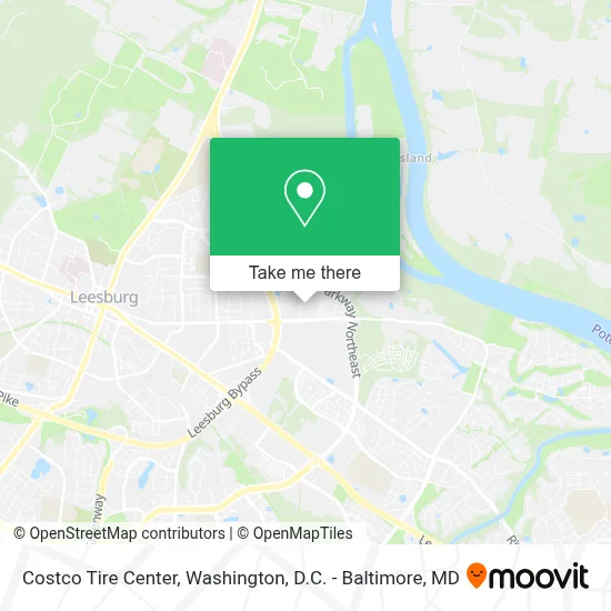 Costco Tire Center map
