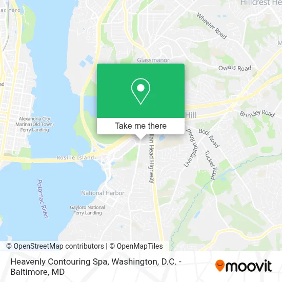 Heavenly Contouring Spa map