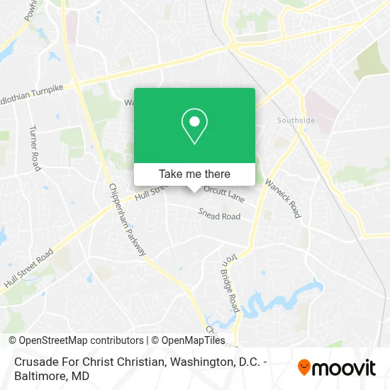 Crusade For Christ Christian map