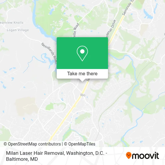 Milan Laser Hair Removal map