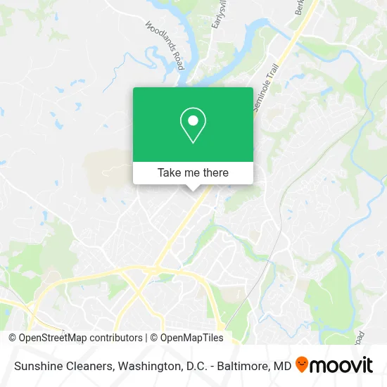 Sunshine Cleaners map