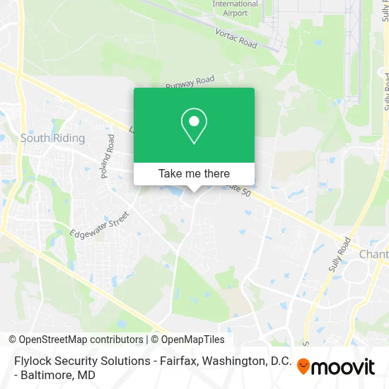 Flylock Security Solutions - Fairfax map