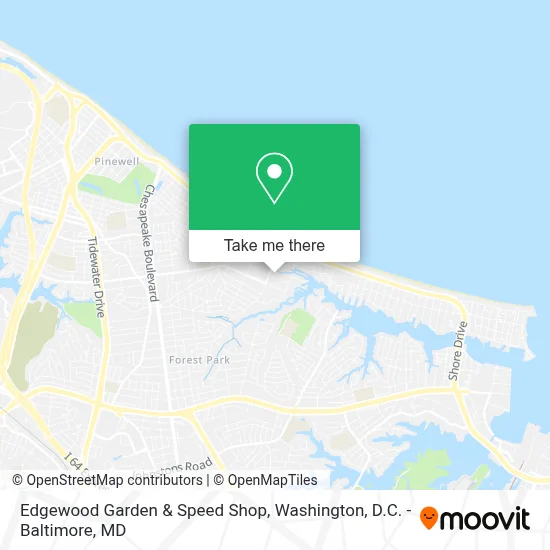 Edgewood Garden & Speed Shop map