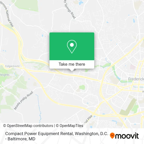 Compact Power Equipment Rental map