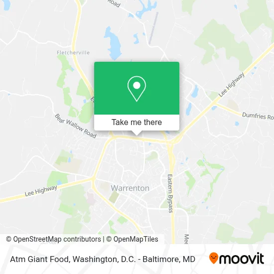 Atm Giant Food map