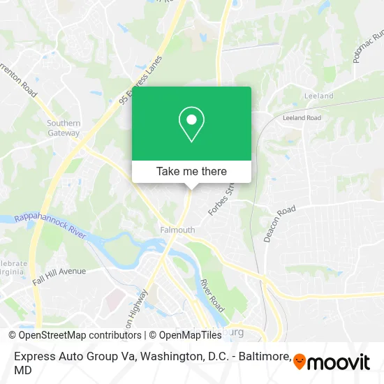 Express Auto Group Va map