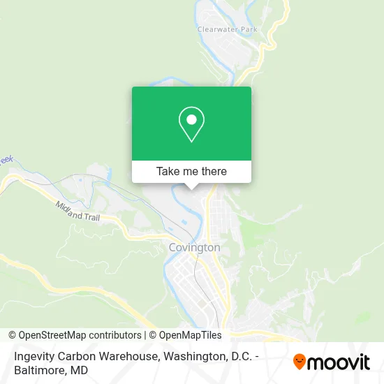 Ingevity Carbon Warehouse map