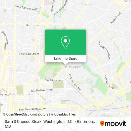 Sam’S Cheese Steak map