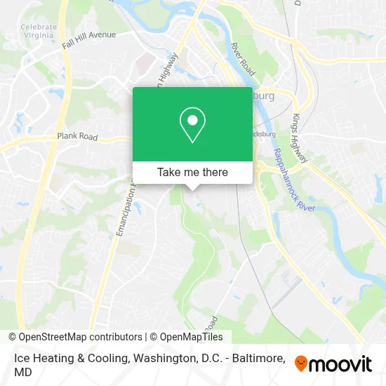 Ice Heating & Cooling map