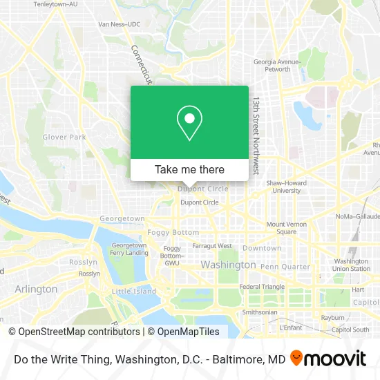 Do the Write Thing map