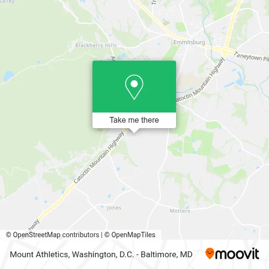 Mount Athletics map