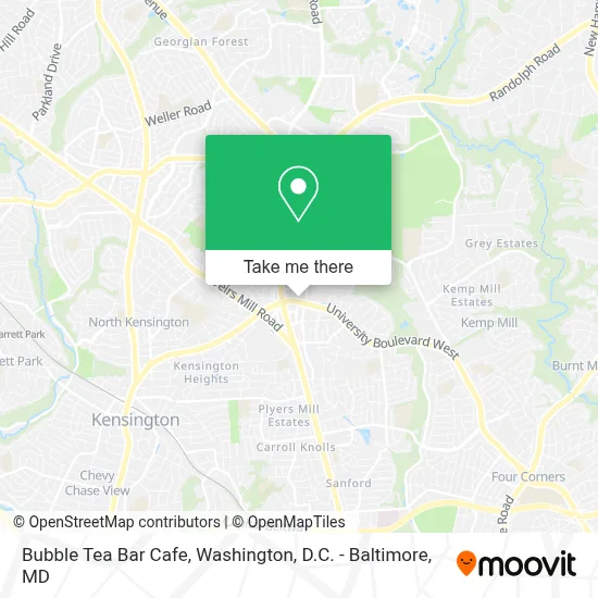 Bubble Tea Bar Cafe map