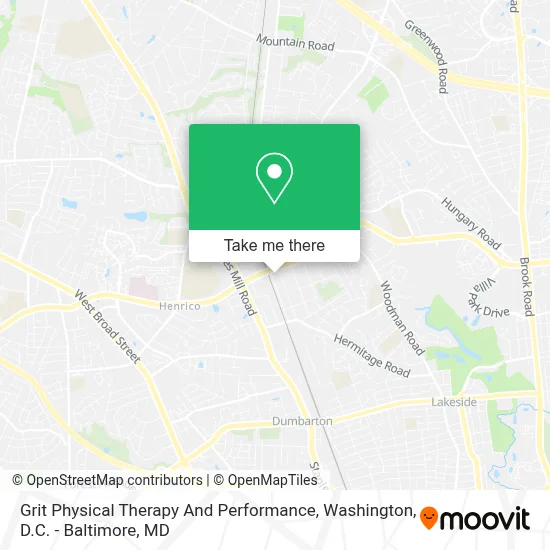 Grit Physical Therapy And Performance map
