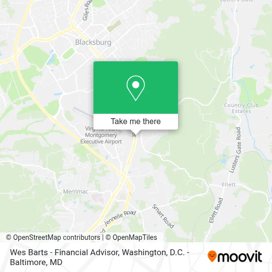 Wes Barts - Financial Advisor map