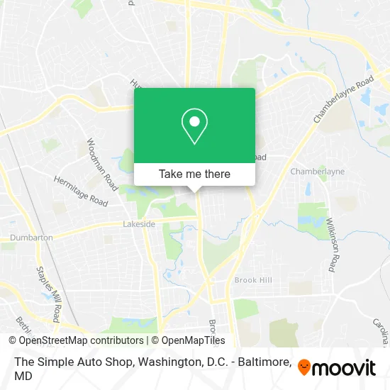 The Simple Auto Shop map