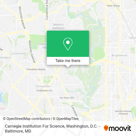Carnegie Institution For Science map