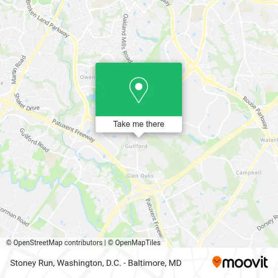 Stoney Run map