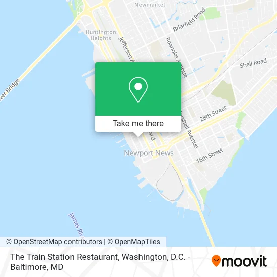 The Train Station Restaurant map