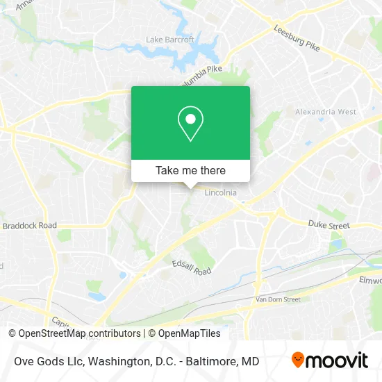 Ove Gods Llc map
