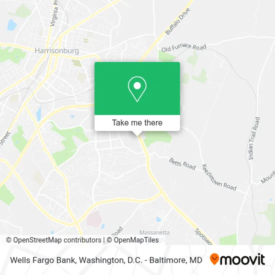 Wells Fargo Bank map