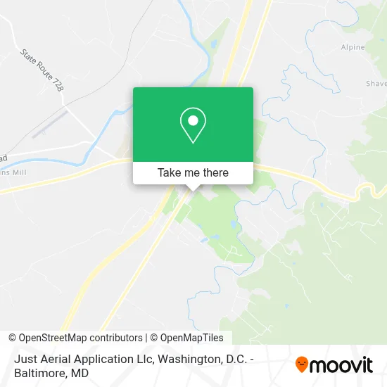 Just Aerial Application Llc map