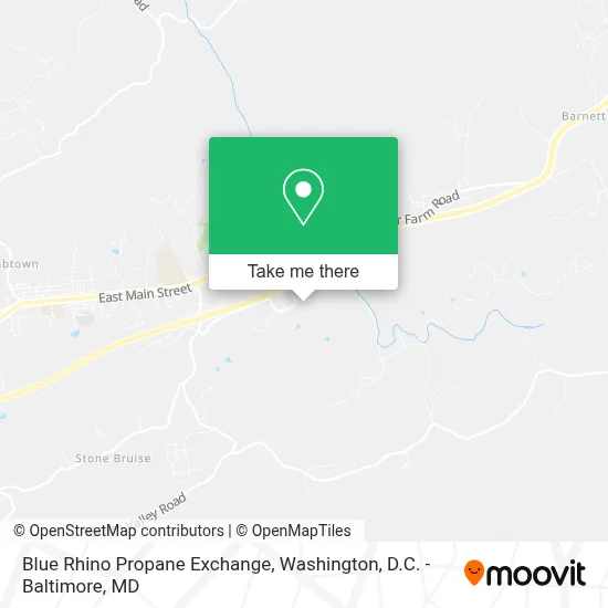 Blue Rhino Propane Exchange map