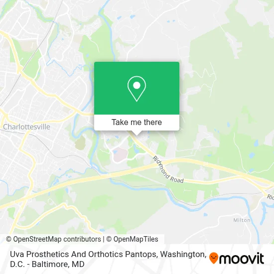 Uva Prosthetics And Orthotics Pantops map