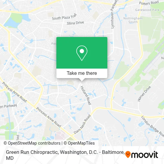 Green Run Chiropractic map
