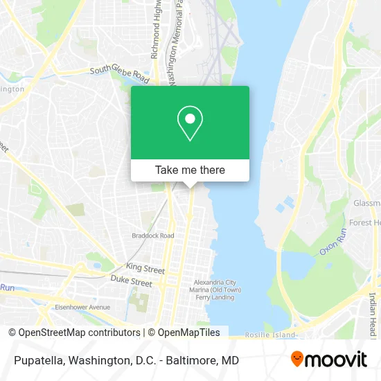 Pupatella map