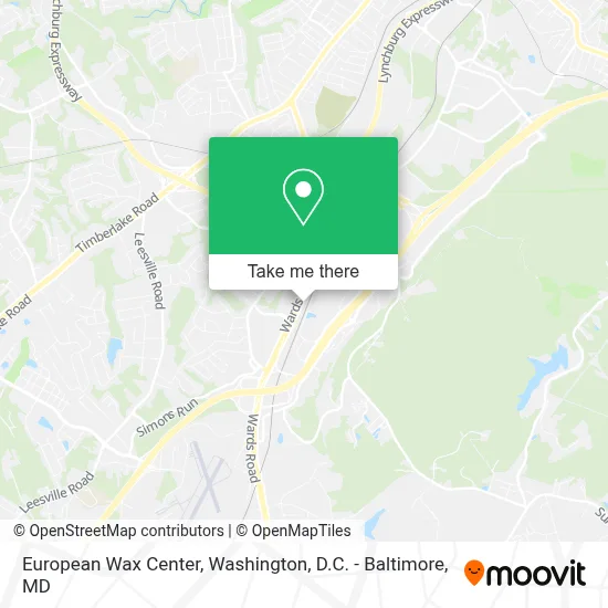 European Wax Center map