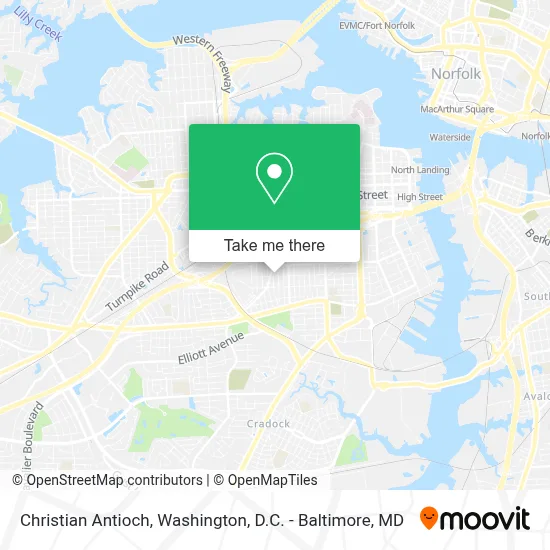 Christian Antioch map
