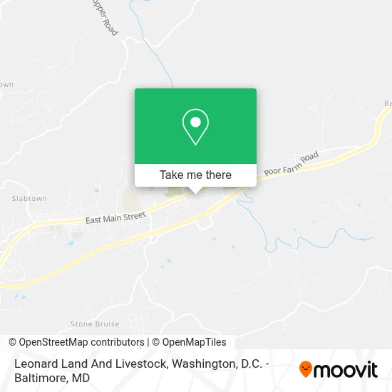 Leonard Land And Livestock map