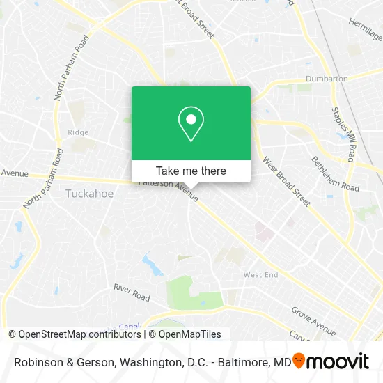 Robinson & Gerson map